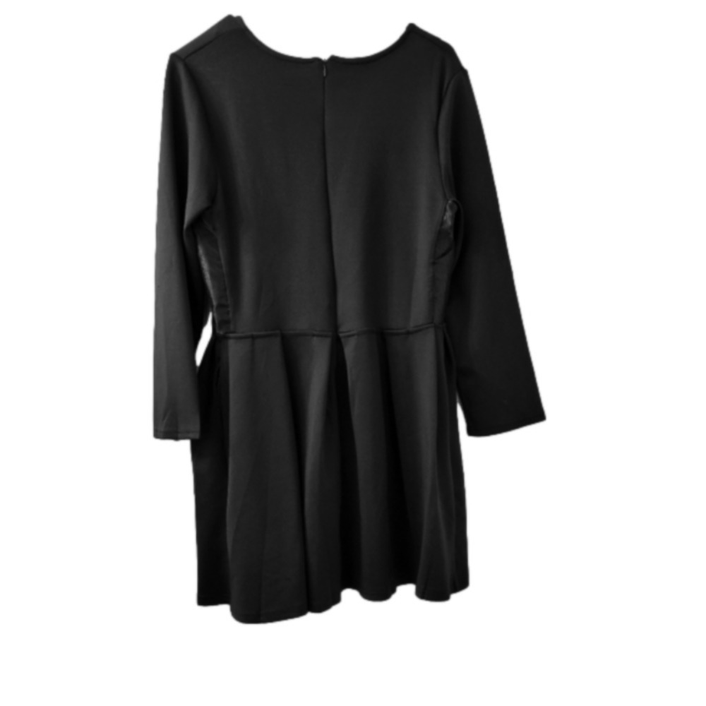 Long Sleeve Black Dress - Picture 2 of 5